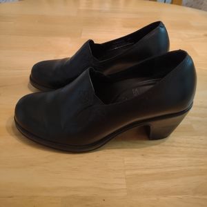 Dansko Beth Women's Black Leather Clogs Size 37